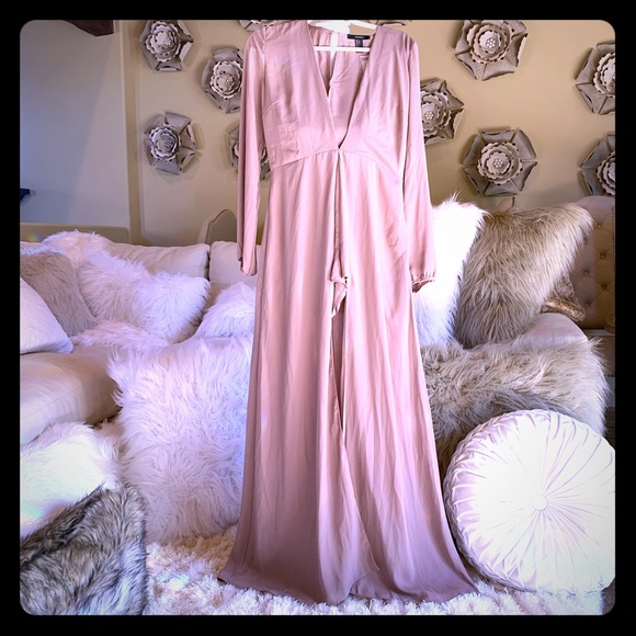 Forever 21 Dresses & Skirts - Mocha Overlay Maxi Romper